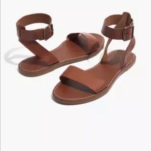 Madewell boardwalk ankle strap sandal